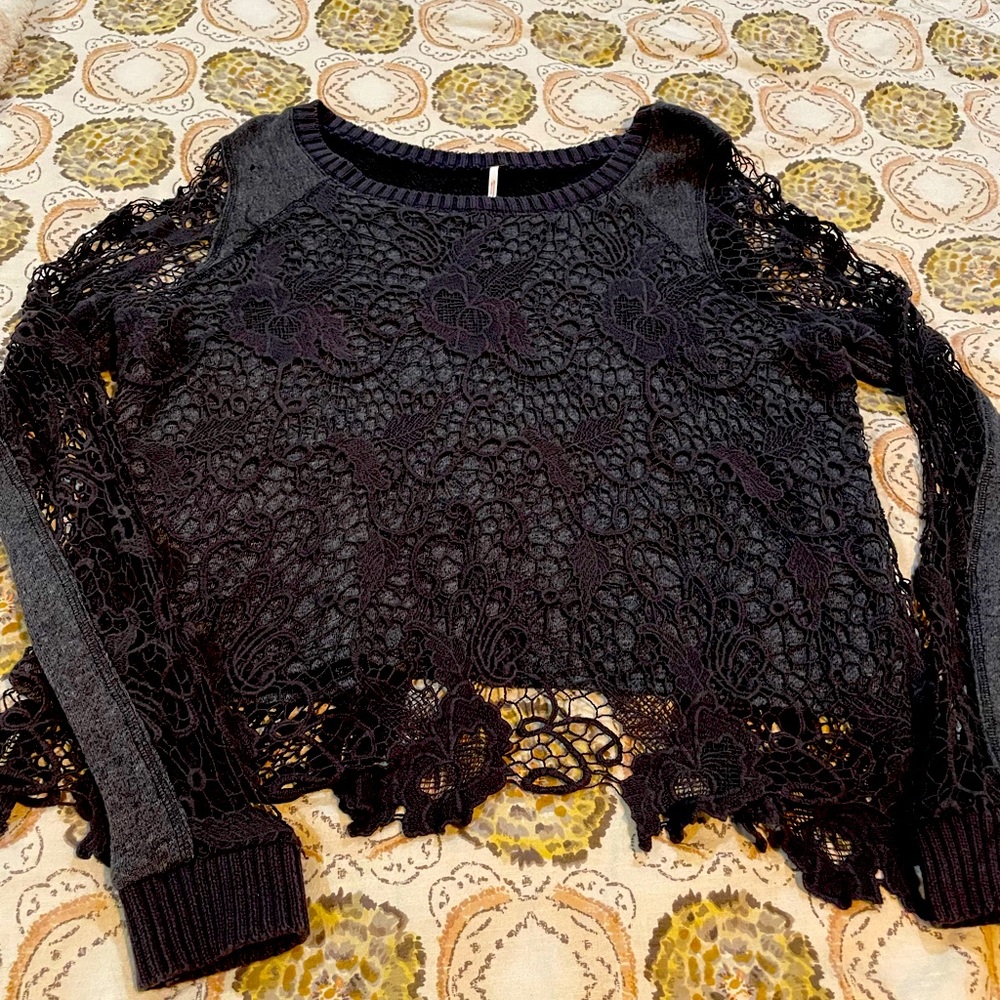 Free People Top, with Split Back, size M